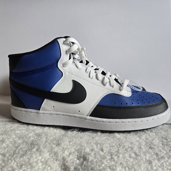 Nike Other - Men’s Nike Court Vision Mid Shoe-Royal Blue/White/Black Size 11 Brand New WT